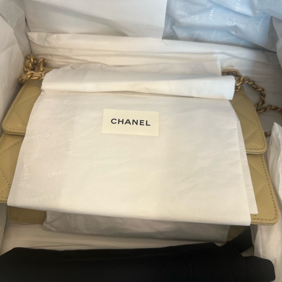 23A Dark beige Chanel flap bag - Picture 15 of 15